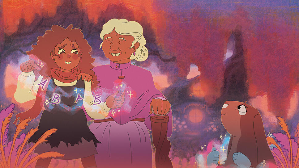Final rendered pieces for the pitch bible were made in collaboration with Loek (@Sprookjesloek on instagram) (except for the last one) ; he provided the lineart/composition and character drawings, and i did the colouring, lighting and rendering in a painte